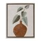 Stupell Industries Natural Tan Greenery Framed Floater Canvas Wall Art Design by Lorenzo Collective